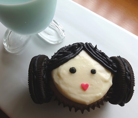 Princess Leia Decorated Cupcake