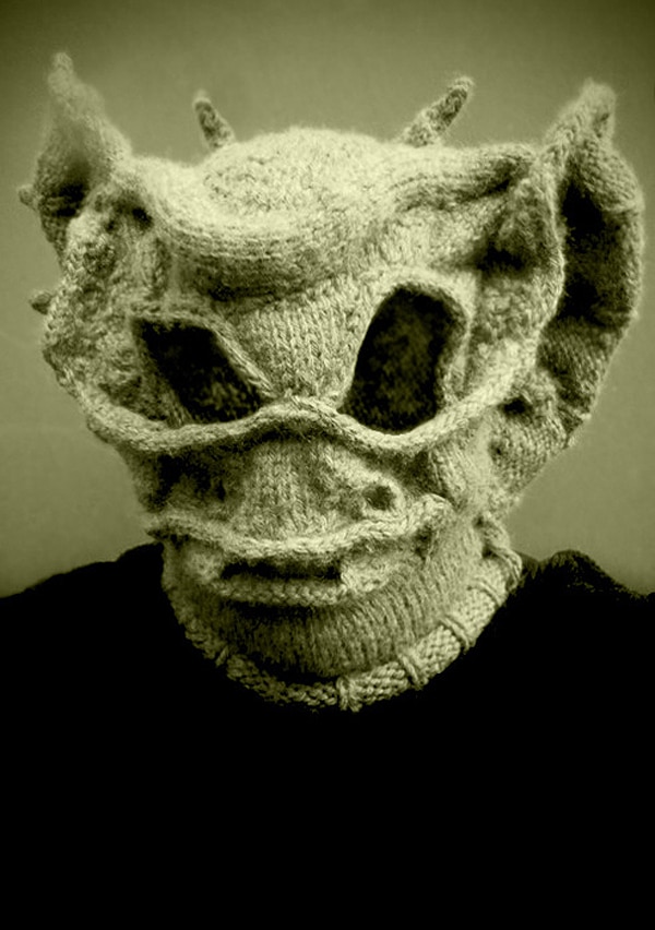 Creepy Scary Knitted Masks