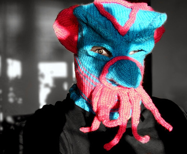 Scary Creepy Knitted Masks
