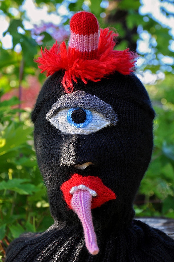 Creepy Scary Knitted Masks 