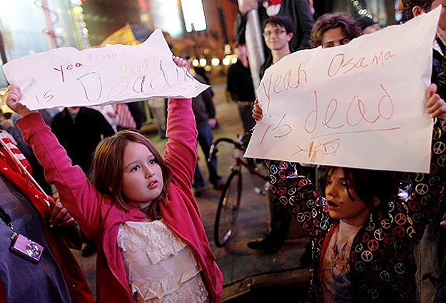 Children Excited Osama Death How Americans Feel About Osama