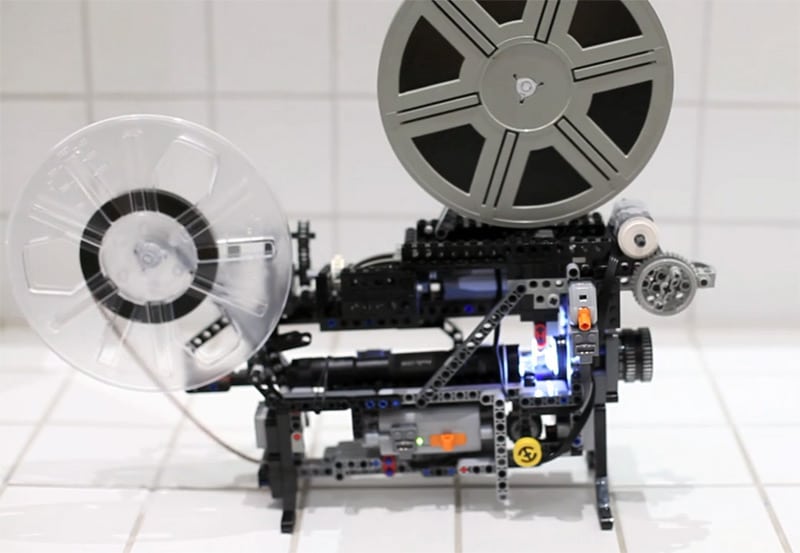 Lego Super 8 Projector Build Lego Super 8 Projector Build