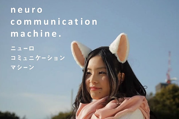 Necomimi Cat Ear Brain Waves Mind Controlled Cat Ears