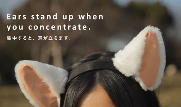 Necomimi Cat Ears Controlled Neurowear Mind Controlled Cat Ears