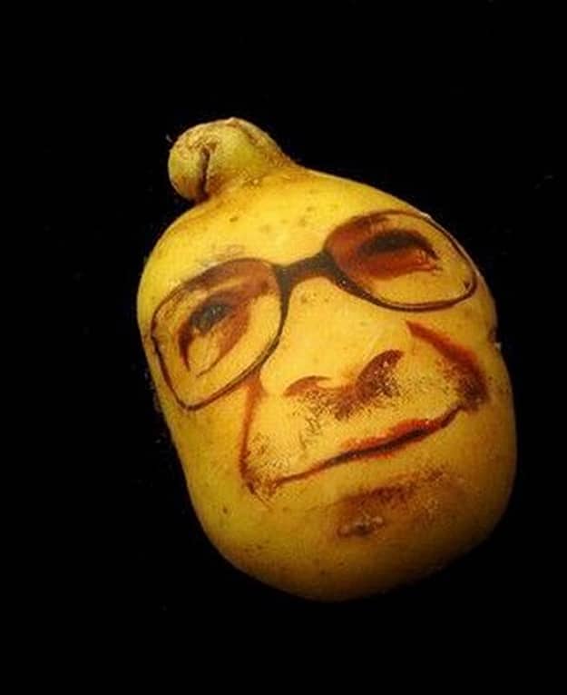 Potato Faces Food Art