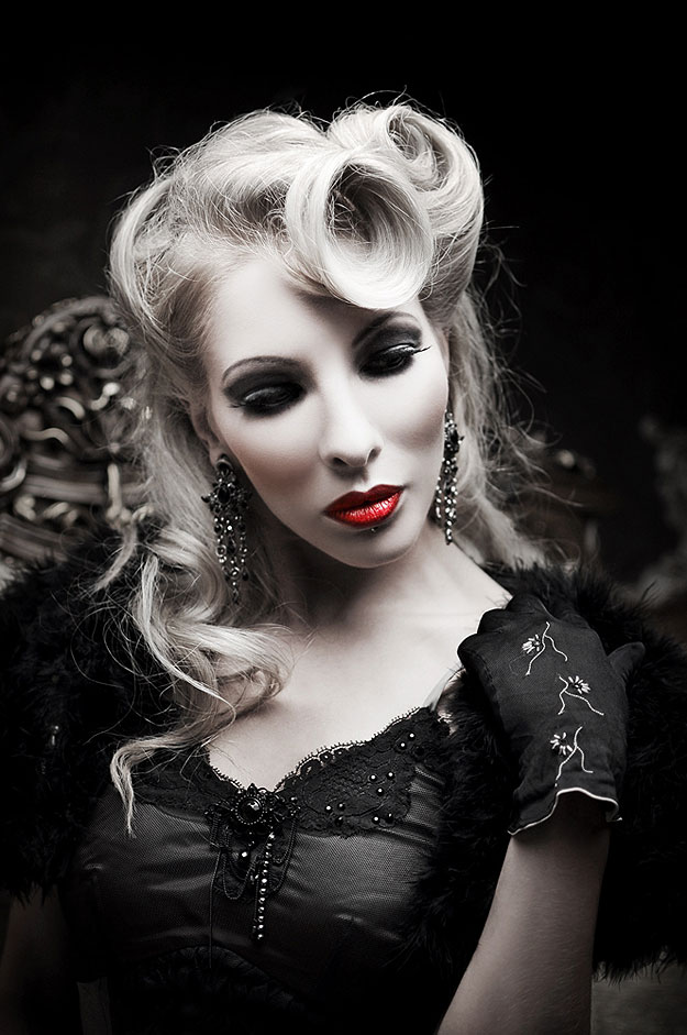 Silent View Black White Selective Color Dramatic Photography