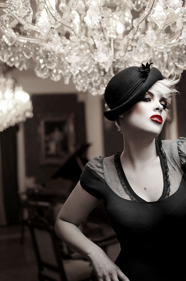 Silent View Black White Selective Color Dramatic Photography