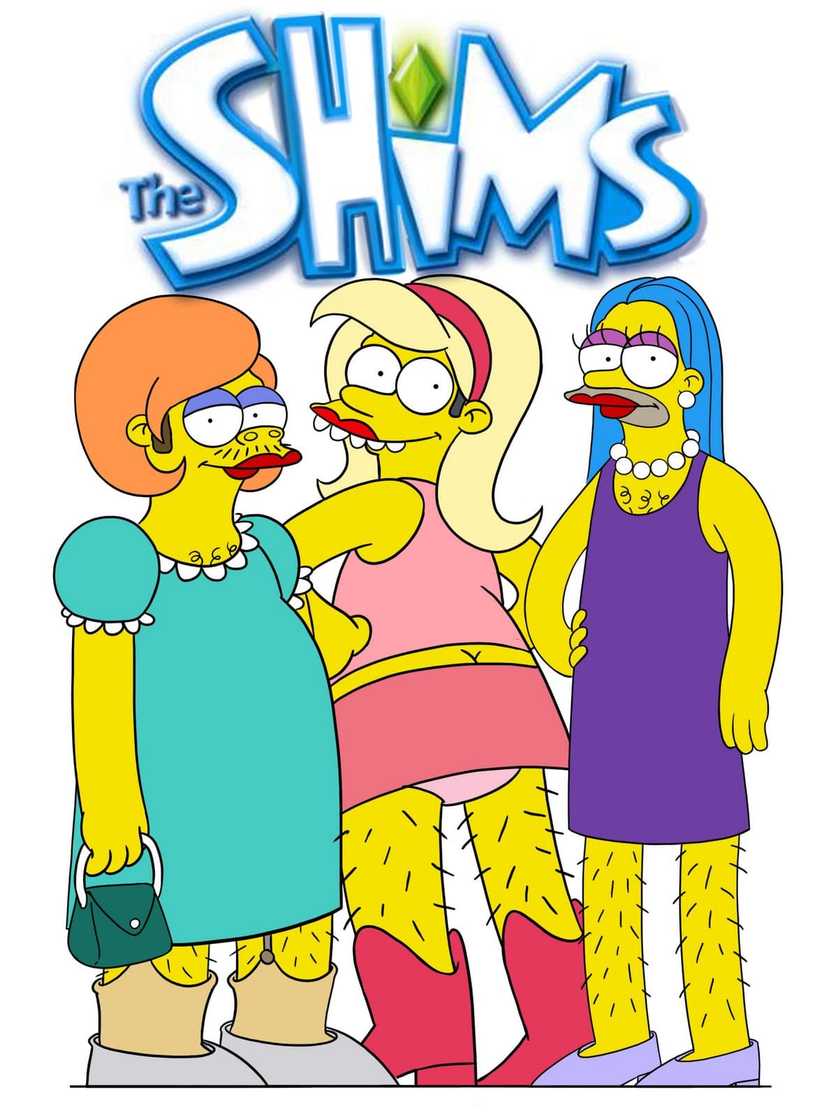 Simpsons Parody Concept Character Posters