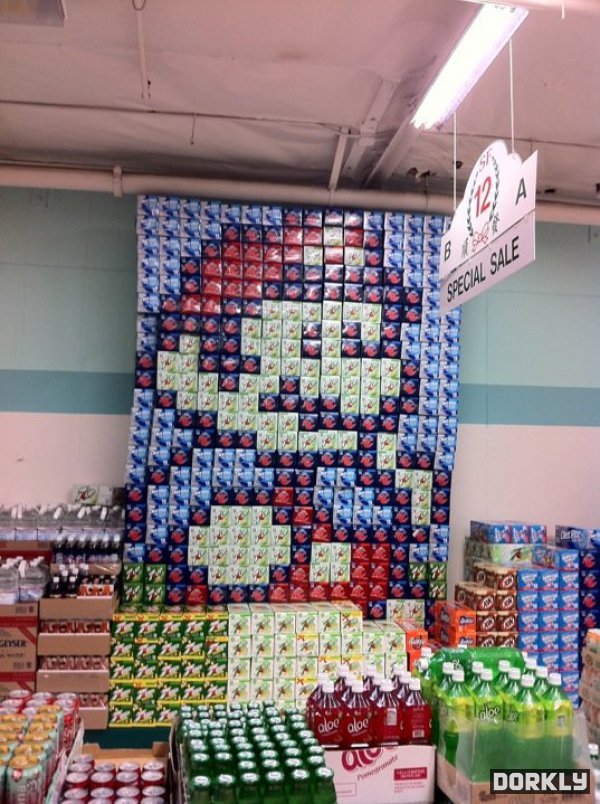 Soda Super Mario Store Displays Soda Super Mario Store Displays