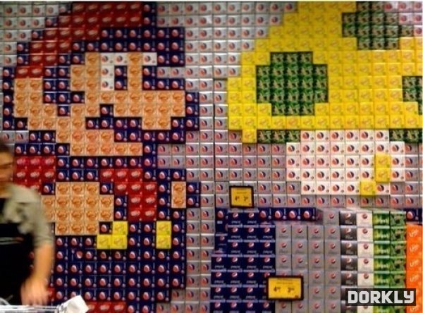 Soda Super Mario Store Displays Soda Super Mario Store Displays