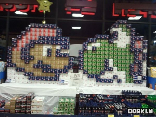 Soda Super Mario Store Displays Soda Super Mario Store Displays