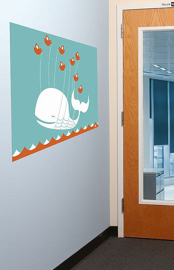 Twitter Whale Wall Graphics