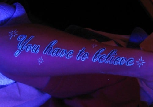 Black Light Glowing Tattoo Technology Black Light Glowing Tattoo Technology