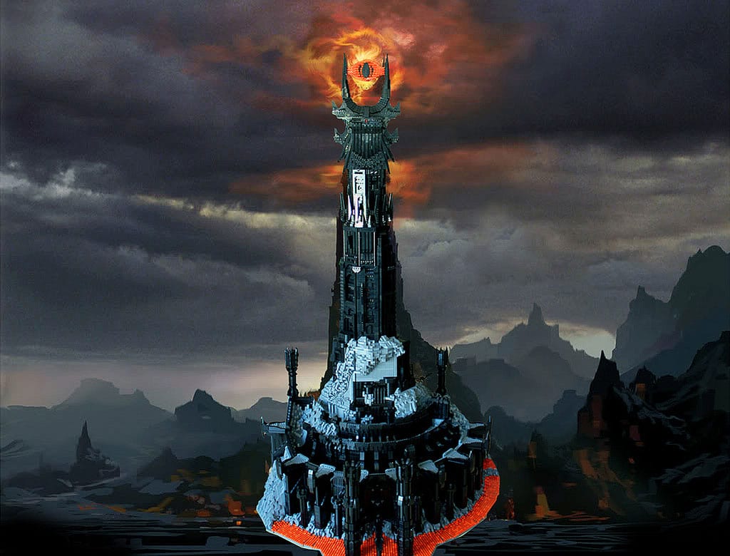 Epic Lego Barad-dur Tower Build Epic Lego Barad-dur Tower Build