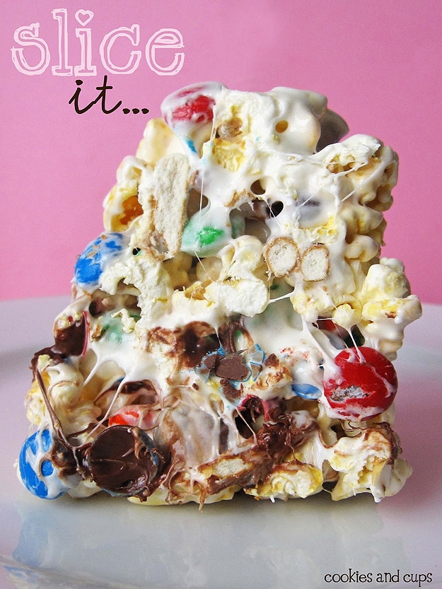 Popcorn Cake Candy Dessert Ultimate Movie Snack Popcorn Cake