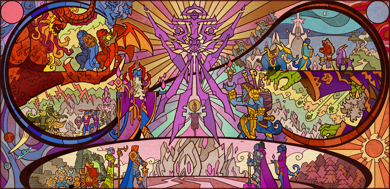 WoW and LOTR Stained Glass WoW and LOTR Stained Glass