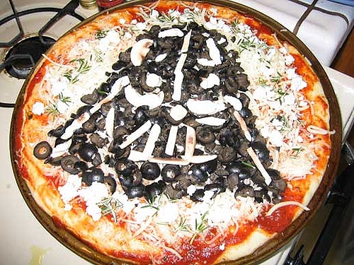 Star Wars Pizza With Olives