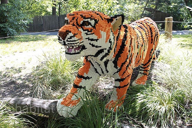 Wildlife Made From Lego
