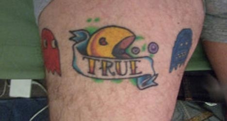 Pac Man Retro Tattoo Designs Pac Man Retro Tattoo Designs