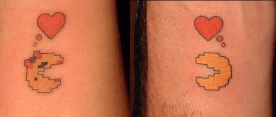 Pac Man Retro Tattoo Designs Pac Man Retro Tattoo Designs