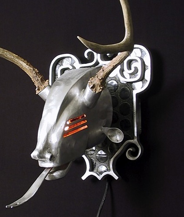 Steampunk Animal Gadget Trophies 8 Recycled Steampunk Household Trash