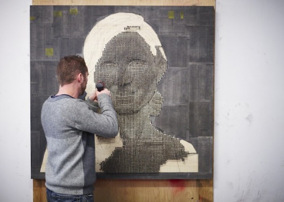 Stunning Screw Portrait Artwork Design Stunning Screw Portrait Artwork Design