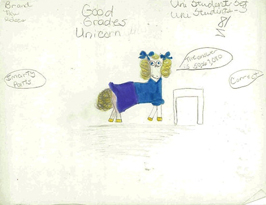 Child's Special Unicorn Drawings