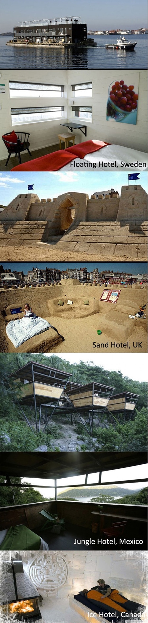 Unusual Hotels Around The World Unusual Hotels Around The World