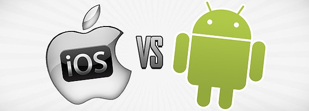 iOS vs Android Comparison Graphic Apple and Google Operating Systems