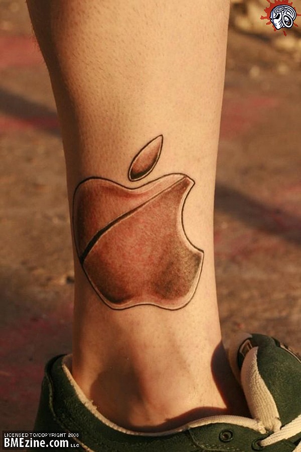 Apple Logo Tattoo Collection 18 Fun Corporate Logo Tattoos