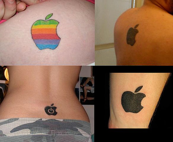 Apple Logo Tattoo Collection 8 Fun Corporate Logo Tattoos