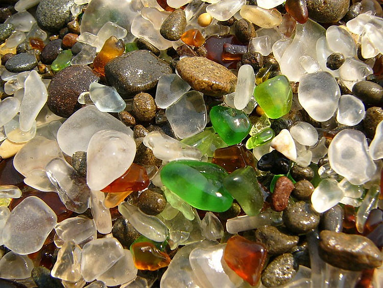 Californian Smooth Glass Shard Beach
