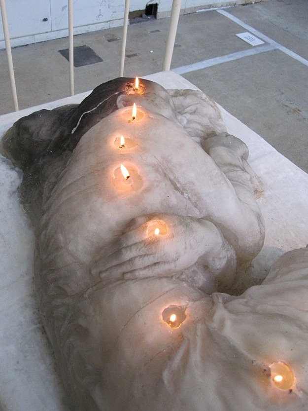 Woman Made Out Of Candles
