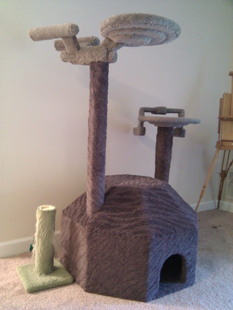 Cat Tree Star Trek Design Cat Tree Star Trek Design