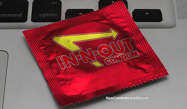 In and Out Burger Condom