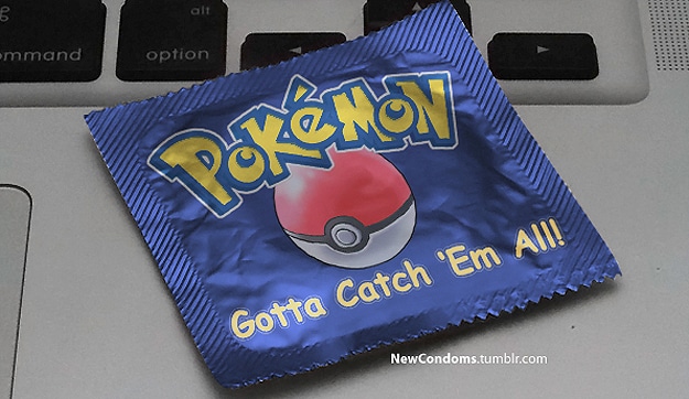 Pokemon Gaming Funny Condom 