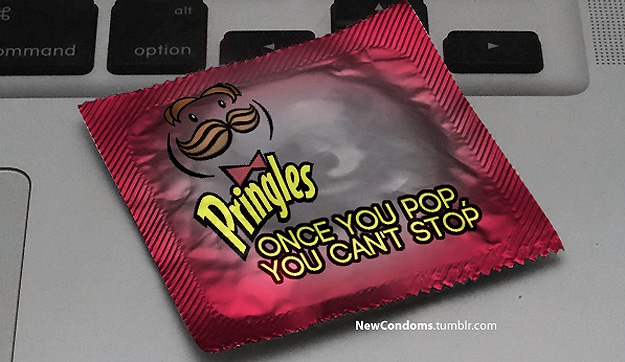 Pringles Pop Stop Funny Condom