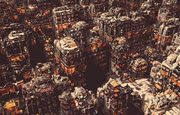 Epic Scale City Illustration Drawings Epic Scale City Illustration Drawings