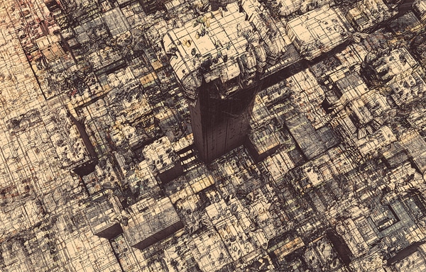 Epic Scale City Illustration Drawings Epic Scale City Illustration Drawings