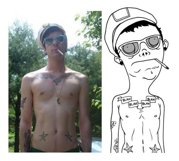 Facebook Friends Pictures Illustrated 8 Adam Ellis Facebook Artist