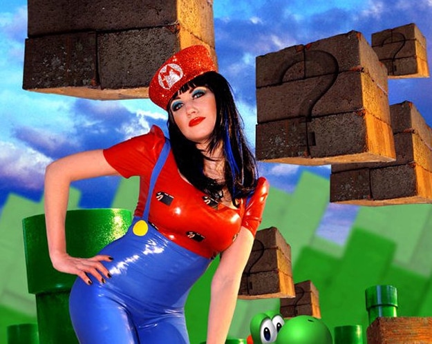 Nintendo Mario Geek Girl Costume