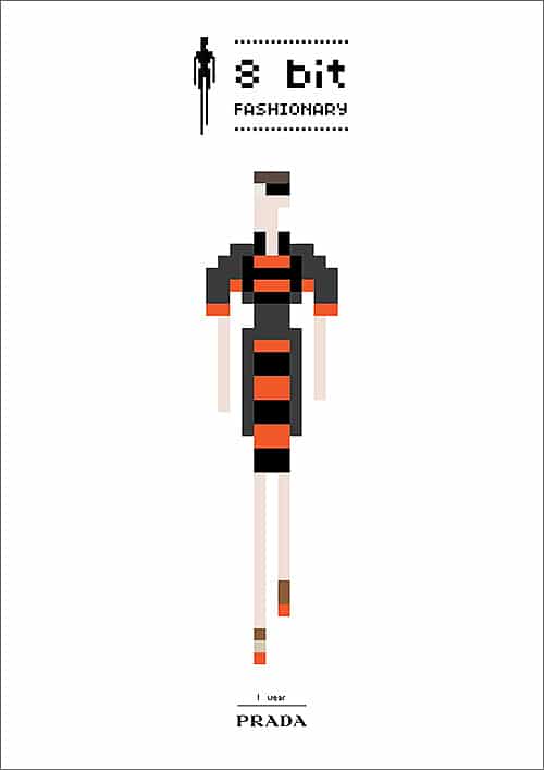 Geek Prada Dress Style Illustration