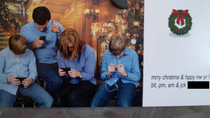 A Modern Day Christmas Card A Modern Day Christmas Card