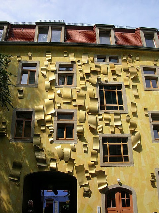 Across From Funnel Wall 3 Dresden Germany Student District Architecture