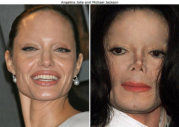 Michael Jackson Angelina Jolie Eyebrows