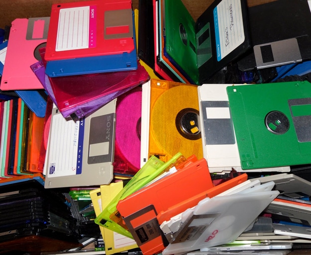 Floppy Disks Different Colors Sizes Imperial March Played Floppy Drives