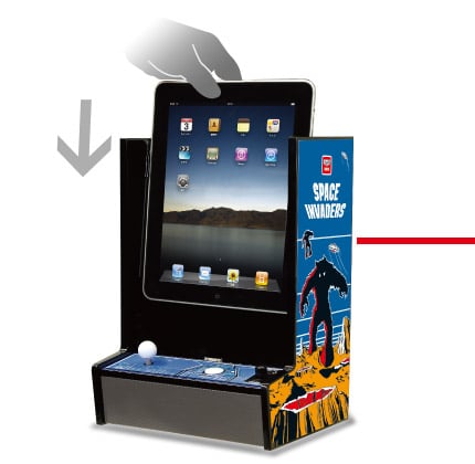 InvaderCade Arcade Cabinet iPad Accessory InvaderCade Arcade Cabinet iPad Accessory