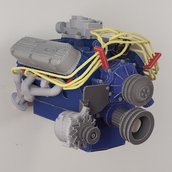 Mustang Coupe made Of Paper Mustang Coupe made Of Paper