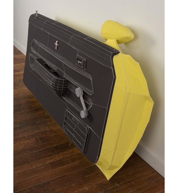 Mustang Coupe made Of paper Mustang Coupe made Of paper