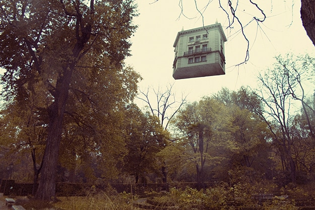 No Way Home Photography 1 Levitating House Disturbing Photographs